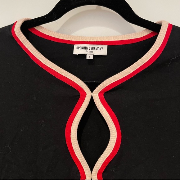 Opening Ceremony cutout embroidered t shirt (M/L) - Picture 7 of 7